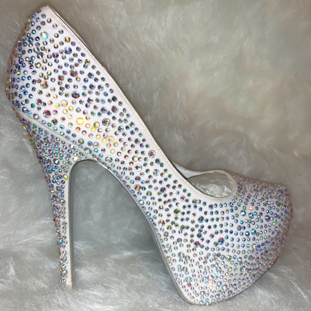 Rhinestone Stiletto Pumps